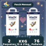 Pañal Aiwibi Dulce Noche XXG 38 UN - Unidad - Imagen 2