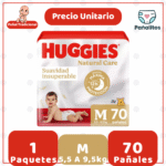 Pañal Huggies Natural Care - Unidad