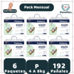 Pack Mensual Pañal Aiwibi Premium