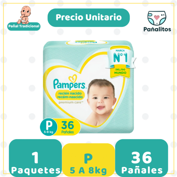 Pampers Premium Care - Unidad - P