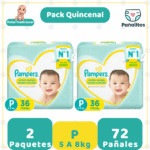 Pack Quincenal Pampers Premium Care P