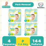 Pack Mensual  Pampers Premium Care P