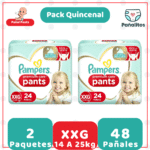 Pack Quincenal Pampers Premium Care Pants - Imagen 2