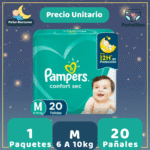 Pañal Pampers Confort Sec - Unidad