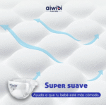 Pack Mensual Pañal Aiwibi Dulce Noche XG 84 UN - Imagen 4