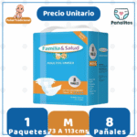 Pañal Adulto Familia y Salud - 8 Unidades