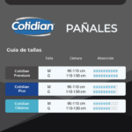 Pack 2 Pañales Adulto Cotidian - 80 Unidades - Imagen 3
